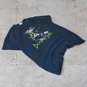 Mens vintage Death from a shovel Y2K Grunge band t shirt size Medium